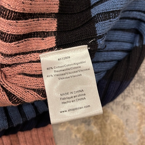 Anthropologie Dolan Left Coast lorna midi sweater dress M Color striped - Picture 8 of 9